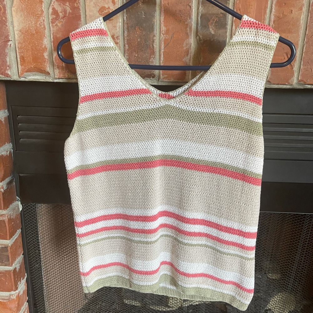 M - Crocheted/Knit Tank